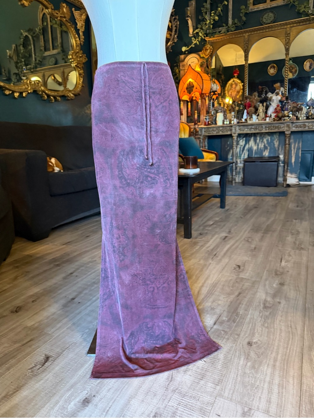 Vintage 90s Per Seption Maxi Skirt | Size Small | Y2K Whimsigoth - Picture 10 of 10